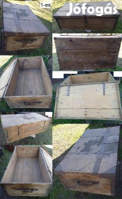 Utazóládák, bőröndök, fa láda, diplomata táska, utazóbőrönd