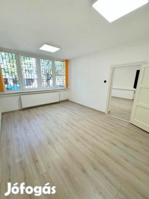 Utcafronti földszinti iroda, üzlet kiadó akár lakásnak is.