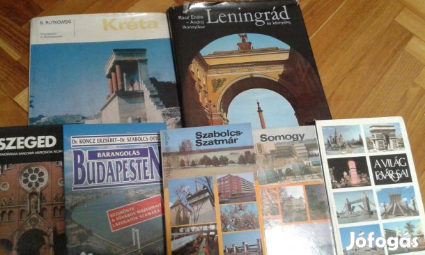 Útikönyvek: Budapest, Szeged, Svájc eladók