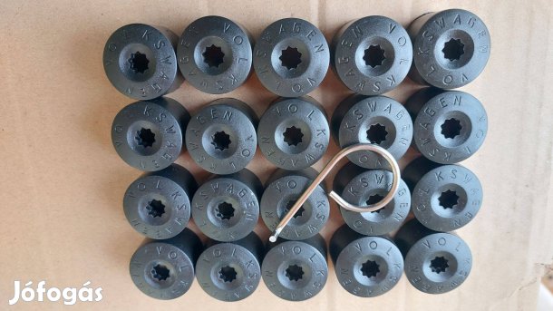 Úúú Új ,Vw 17 es csavartakaró kupak ,leszedő kampóval