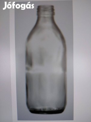 Üveg 0,5 l színtelen + alu kupakkal (szörp, paradicsomlé)