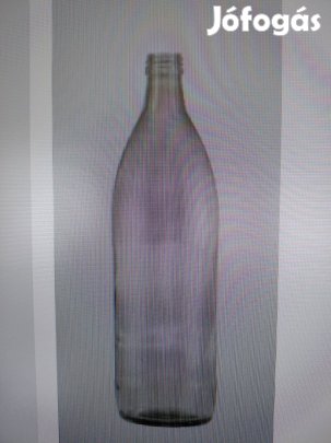 Üveg 1 l színtelen + alu kupak (szörp, paradicsomlé)