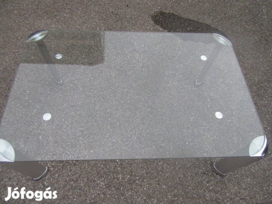 Üveg Dohányzóasztal