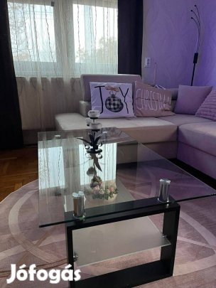 Üveg Dohányzóasztal