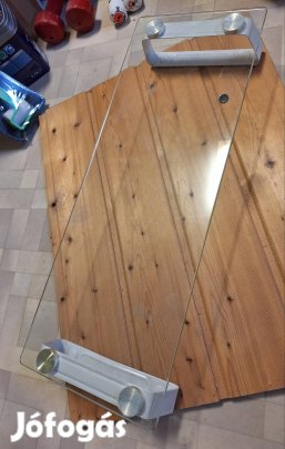 Üveg TV tartó állvány