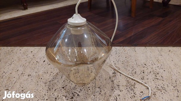 Üveg, függő lámpa