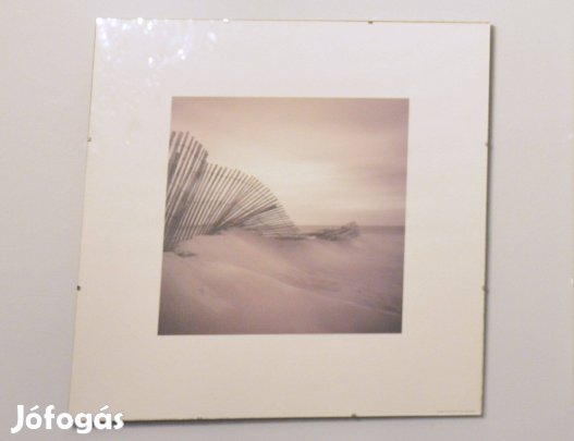 Üveg borítású fali tájkép, 4 darab