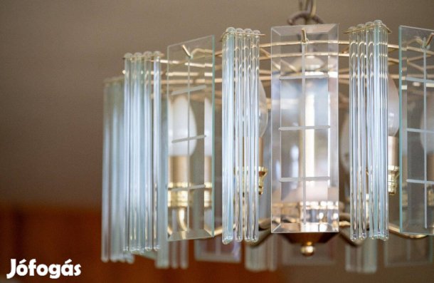 Üveg csillár 2 egyforma darab eladó