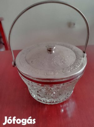 Üveg cukortartó , bonbonier