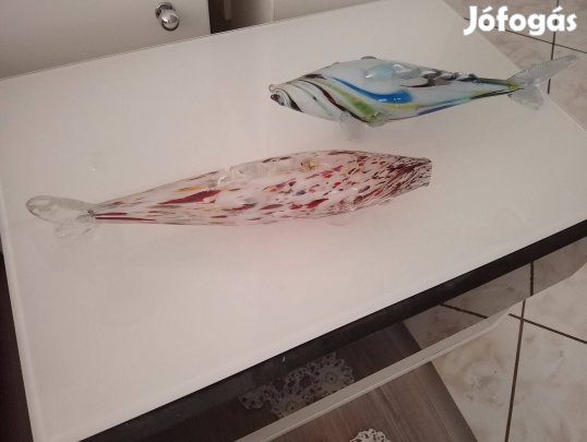 Üveg díszhalak újszerű állapotban eladó (2 db) 7000 Ft/db