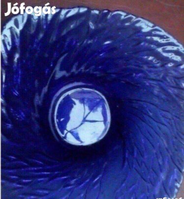 Üveg edény tál kézműves gyönyörű