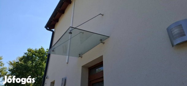 Üveg előtető 140x90-es