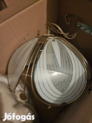 Üveg függő csillár, lámpa