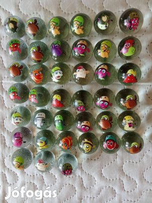 Üveg golyó készlet