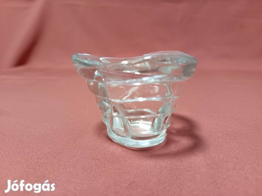 Üveg gyertyatartó dísz dekoráció eladó !
