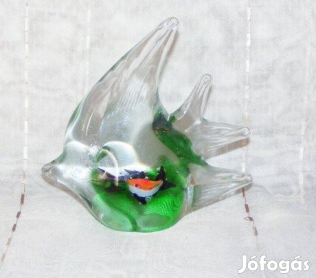 Üveg hal dísztárgy