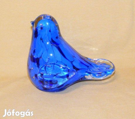 Üveg kék madár