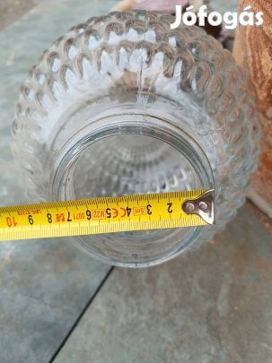 Üveg lámpa búra 