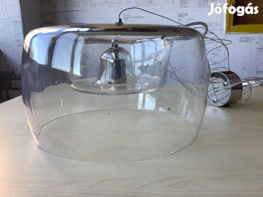 Üveg lámpa mennyezetre rögzithető