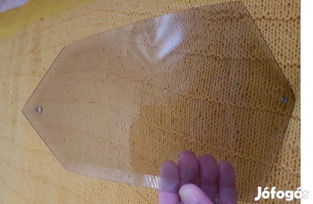 Üveg lámpabúra csillár búra pótbúra 27 x17,5