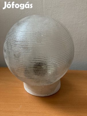 Üveg lámpabúra foglalattal