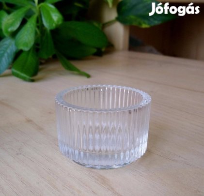 Üveg mécsestartó Új