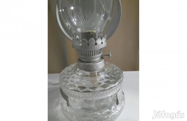 Üveg petróleum lámpa alj (búra nélkül) eladó!