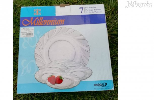 Üveg sütis készlet