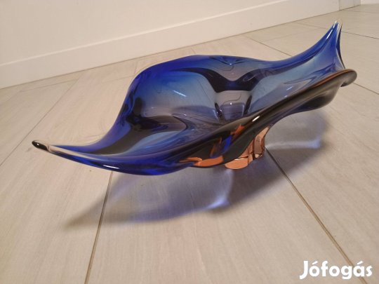 Üveg tál 60-as évekből