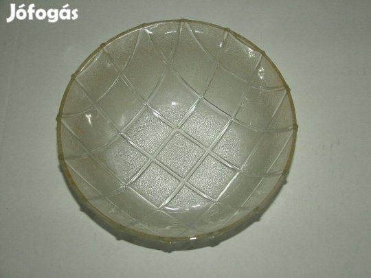 Üveg tálaló (gyümölcs, édesség) eladó