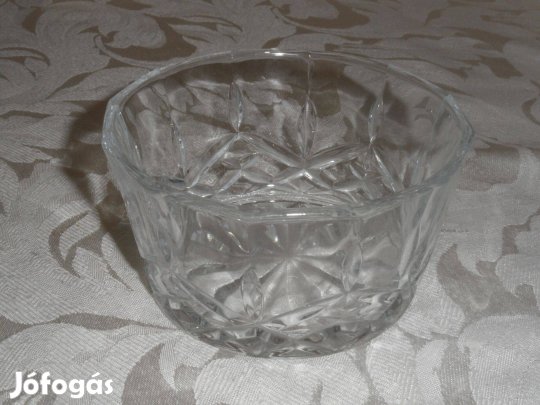 Üveg tálka, kínáló