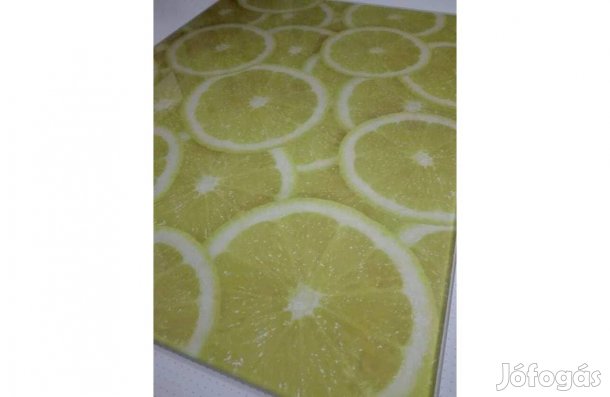 Üveg vágódeszka citromkarika mintás eladó!
