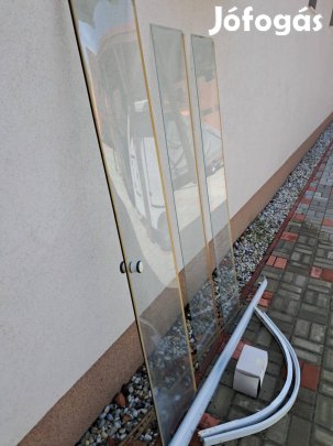 Üveg zuhany kabin tálcával