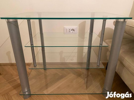 Üvegasztal - dohányzóasztal