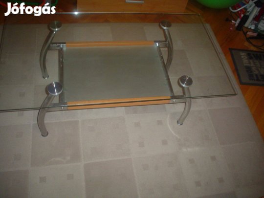 Üvegasztal, dohányzóasztal