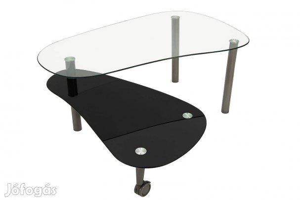 Üvegasztal bővíthető
