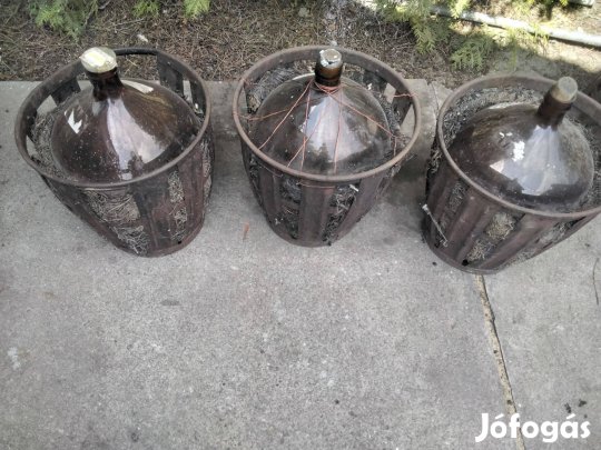 Üvegbalon 3db.30l.-esek