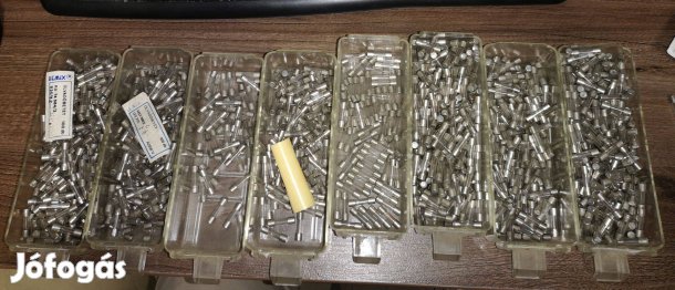 Üvegbiztosítékok, biztosíték 5mm x 20mm 100db