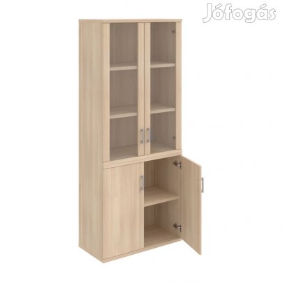 Üveges szekrény Strong S5 8009 akác