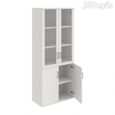 Üveges szekrény Strong S5 8009 fehér
