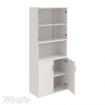 Üveges szekrény Strong S5 8010 fehér