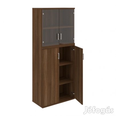Üveges szekrény Strong S5 8011 dió