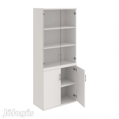 Üveges szekrény Strong S5 8012 fehér