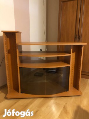 Üveges tv asztal eladó