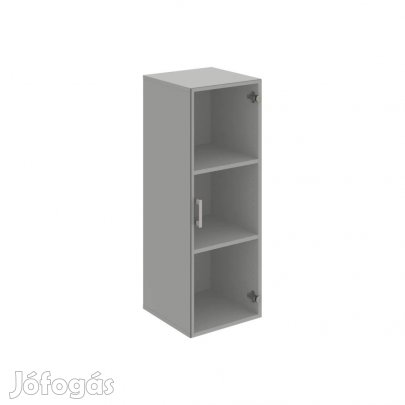 Üveges vitrin Drive D3 4002 szürke