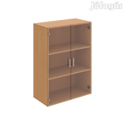 Üveges vitrin Drive D3 8004 bükk