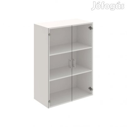 Üveges vitrin Drive D3 8004 fehér