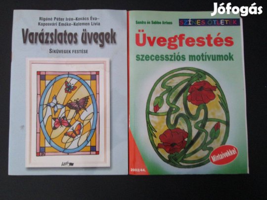 Üvegfestő minta füzetek