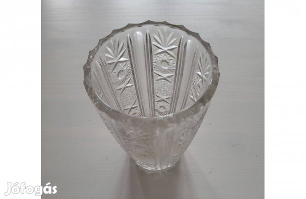 Üvegkristály váza (15 cm)