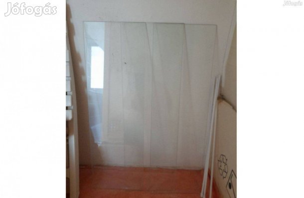 Üveglap polcnak vitrinbe 3db